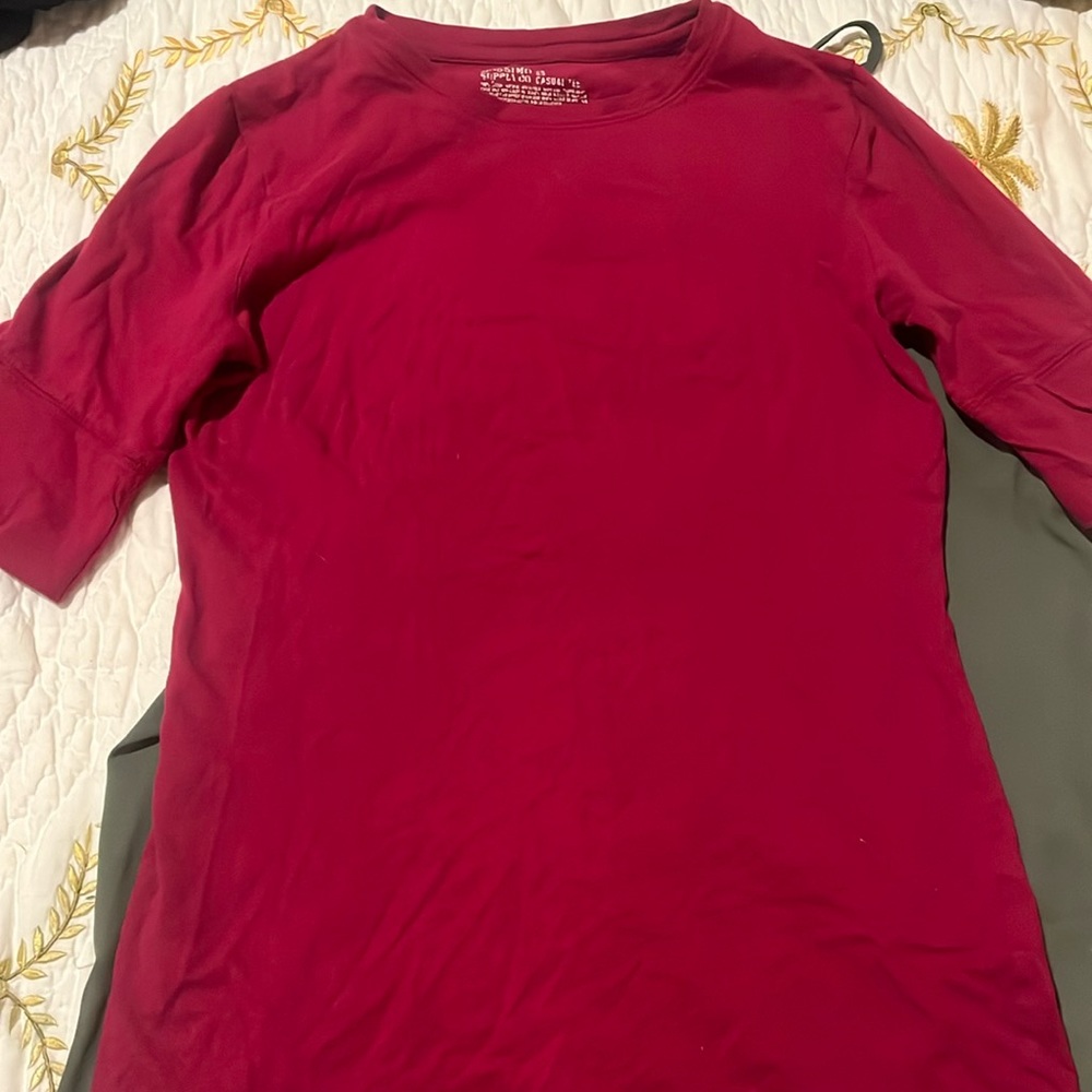 Dark pink Mossimo supply co. Half sleeve